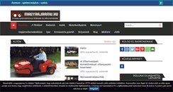 Desktop Screenshot of magyarjarmu.hu